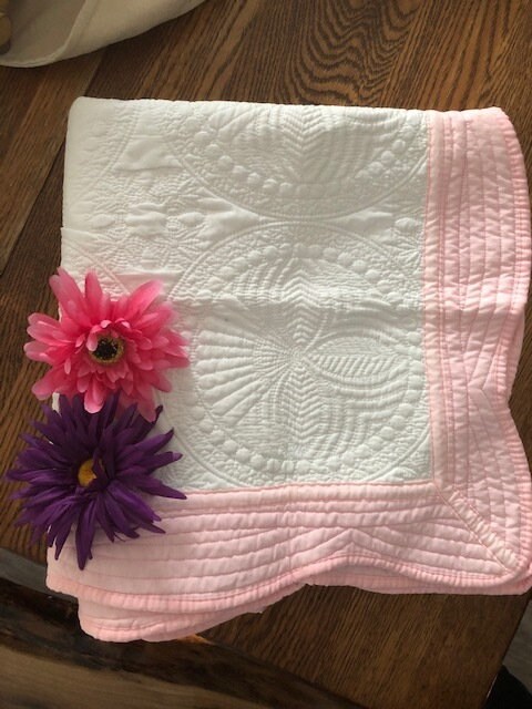 Unique Monogrammed Personalized Baby Quilts