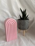 Pink Peony - Pink Arch Soy Wax Candle