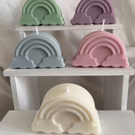 Rainbow Soy Wax Candle