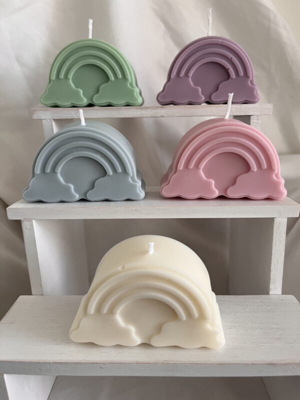 Rainbow Soy Wax Candle
