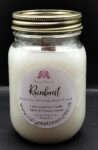 Rainforest Wax Candle - Mason Jar 80+ Hours Burn Time - Wooden Wick