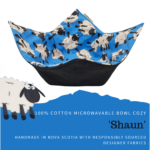 100% Cotton Microwavable Bowl Cozy - Shaun