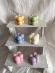 Small Bubble Soy Wax Candle - pack of 6 assorted