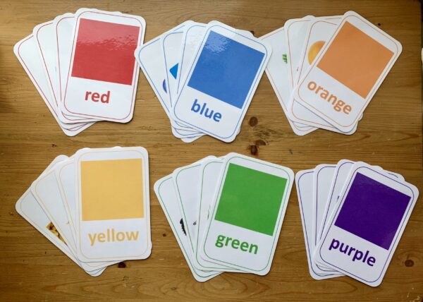 Color Matching Flashcard Set - 24 pk