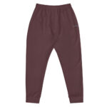 Slim-fit Men's Brown Joggers-brushed fleece