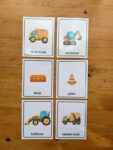 All About Construction Set with Color Flashcards