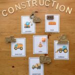 All About Construction Set with Color Flashcards