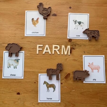 3D Eco Printed Farm Animals 5pk