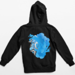 Lucky Seven Butterfly Black hoodie