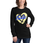 Fearless heart black longsleeve tee