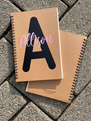 Personalized Soft Cover Spiral Notebook