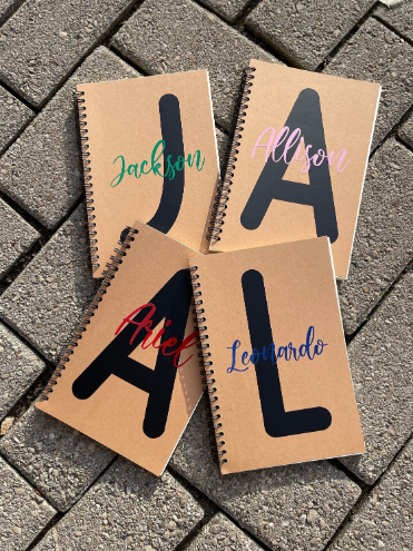 Personalized Soft Cover Spiral Notebook