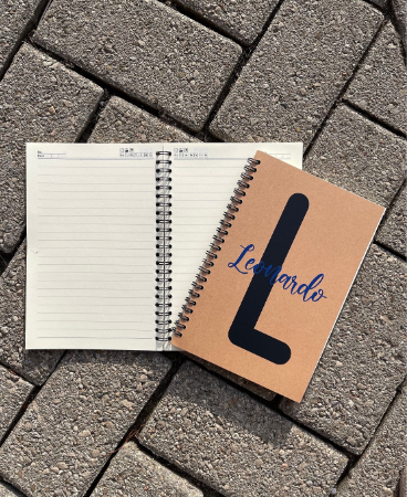 Personalized Soft Cover Spiral Notebook
