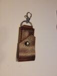 Hand made leather Tooth pick holder