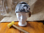 Child's Handmade leather and fleece Trapper hat, trapper hat, lined trapper hat