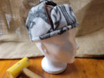 Child's Handmade leather and fleece Trapper hat, trapper hat, lined trapper hat