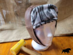 Child's Handmade leather and fleece Trapper hat, trapper hat, lined trapper hat