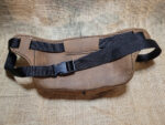 Fanny pack, shoulder bag, sueded leather