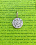 custom hand stamped pet tags