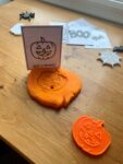Halloween Loose Parts Set with Black and White Flashcards