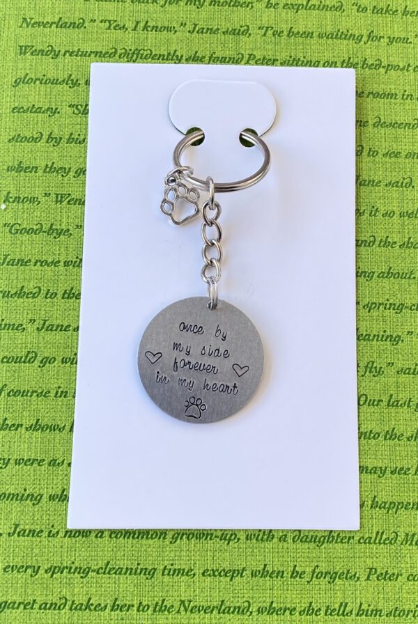 Personalized Hand Stamped Keychains