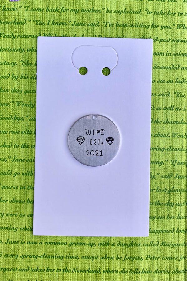 Personalized Hand Stamped Keychains