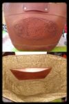 Handmade leather totebag, leather totebag, lined leather totebag, shoulder totebag