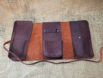 Hand made leather pipe pouch