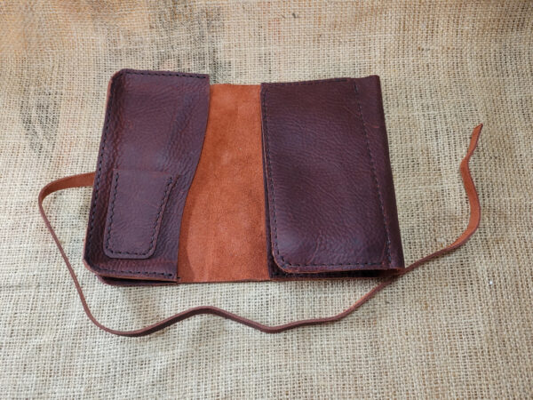 Hand made leather pipe pouch