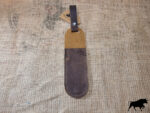 Leather Carpenter Pencil holder belt dark brown