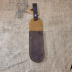 Leather Carpenter Pencil holder belt dark brown