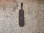 Leather Carpenter Pencil holder belt dark brown