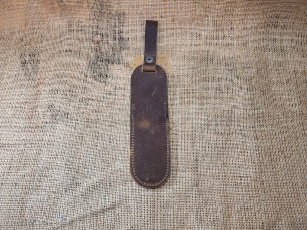 Leather Carpenter Pencil holder belt dark brown