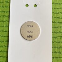 Personalized Hand Stamped Keychains