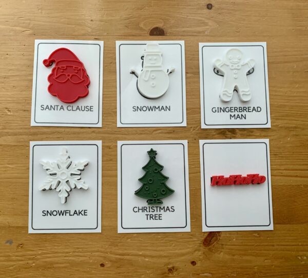 Christmas Loose Parts Set with Flashcards