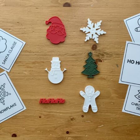 Christmas Loose Parts Set with Flashcards