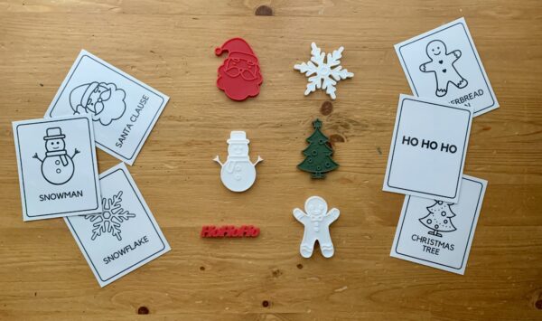 Christmas Loose Parts Set with Flashcards