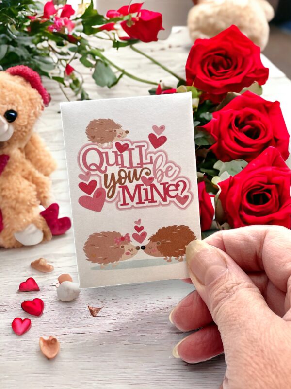 Seed Packages - Valentine's Day Gift for Kids - Includes Poppy Seeds