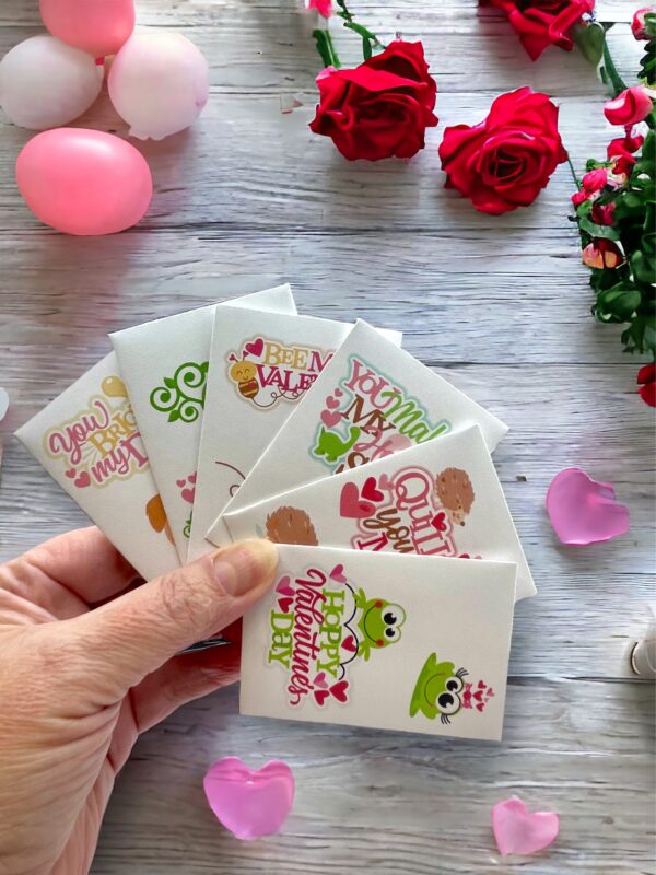 Seed Packages - Valentine's Day Gift for Kids - Includes Poppy Seeds