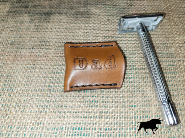 Handmade Leather Safety Razor Case