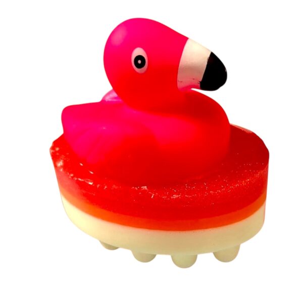 Flamingo, Froggy or Ducky Massage Soap Bar