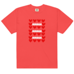 Amour Paprika garment-dyed heavyweight Valentine t-shirt