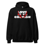 Cherish Valentine Black Hoodie