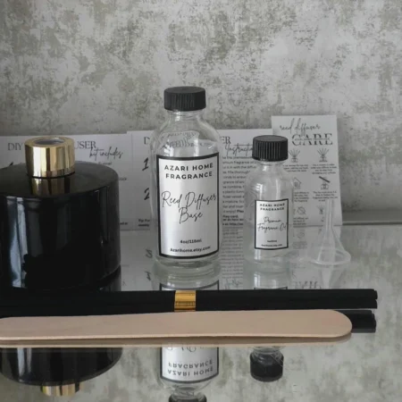 DIY Reed Diffuser Kit ,Home Fragrance, Non Toxic birthday gift Ideas, Odor Eliminator, House Warming, Aromatherapy, create your own