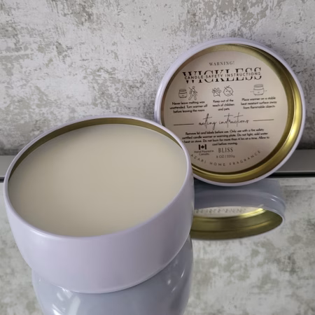Wickless Candle, Hand Poured Soy Wax, Candle Melt, Flameless, Home Fragrance, Home Decor, Highly Scented, Non Toxic 8oz Highly Scented