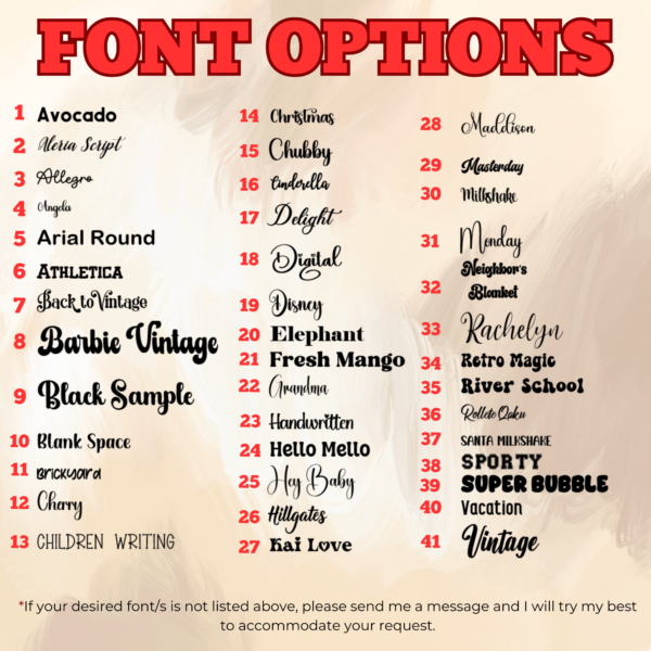 Custom Vinyl Decals