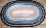 Hand Crafted Jelly Roll Rug Neutral Colors