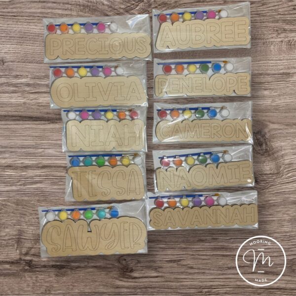 Personalized Name Paint Kits Kids Paint Kit