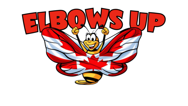 9 up stickers, Elbows Up Canada Standing up too Donald Trump