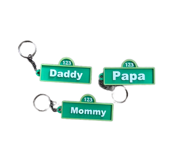 Custom 3D Printed Themed Keychains | Precision-Crafted by Mic-Bot 3D Shop | Free Shipping